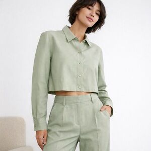 Wilfred Proposal linen Blend jacket & pants matching set Sz XS/ 6